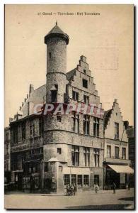 Belgium Ghent Old Postcard Torreken