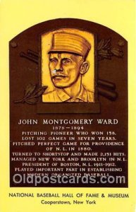 John Montgomery Ward Baseball Postcard Base Ball Post Card National Baseball ...