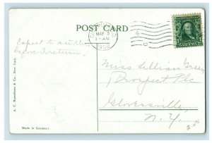 c. 1910 Trolley Car Fr Thomas Water Tower Cincinnati, OH. Postcard P16 