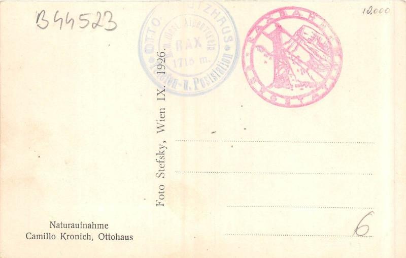 B44523 Rax Lower Austria winter landscape