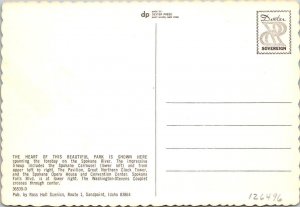 2~4X6 Postcards Spokane, WA Washington  RIVERFRONT PARK  Clock Tower~Pavilion