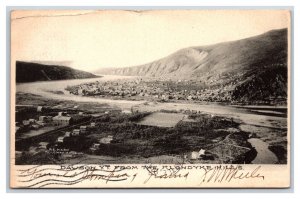 Birds Eye View Dawson City Yukon Territory Canada 1906 UDB Postcard R19