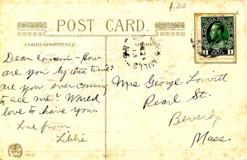 Greeting - Christmas   (Winsch Back)     age-spotting