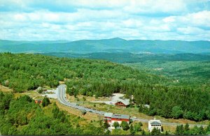 Vermont Hogback Mountain Aerial View and Molly Stark Trail