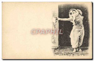 Postcard Old erotic Nude Woman