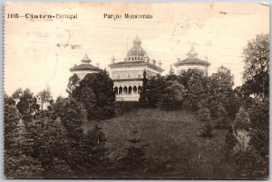 1914 Sintra Portugal Parque Monserrate Mansion and Gardens Posted Postcard