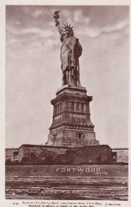 New York City The Statue Of Liberty Real Photo