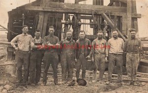 Worker Group Photo, RPPC