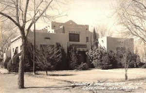 RPPC, Real Photo, Library and Museum, Carlsbad, New Mexico, NM ,Old Postcard