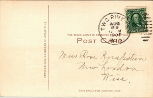 Postcard Public School in Two Rivers, Wisconsin~131195