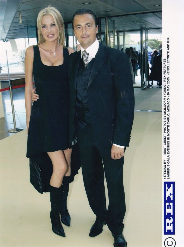 Henri Leconte French Tennis Champion Laureus Gala Monaco 2003 Press Photo