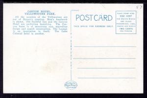 Canyon Hotel,Yellowstone National Park