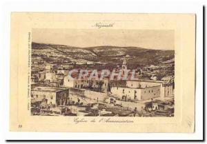 Israel Nazareth Postcard Ancient Church of & # 39annonciation