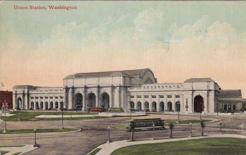 Washington D C Union Railroad Station 1913 sk1806