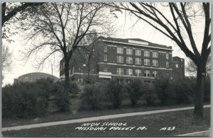 MISSOURI VALLEY IA HIGH SCHOOL VINTAGE REAL PHOTO POSTCARD RPPC