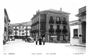 RPPC BEOBIA Vista parcial Street Scene San Sebastián Spain Vintage Postcard