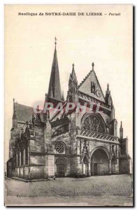 Old Postcard Basilica Of Notre Dame De Liesse Portal