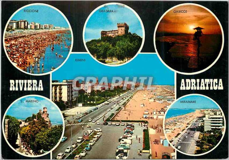 Postcard Modern Riviera Adriatica