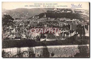 Old Postcard Besancon Vue Generale The Citadel