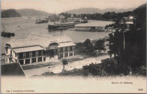 Indonesia Groet Uit Sabang Atjeh Vintage Postcard C146