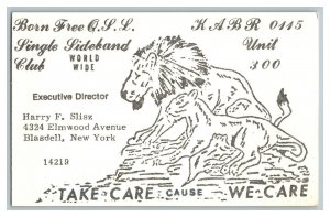 Postcard QSL Radio Card From Blasdell New York KABR 0115 