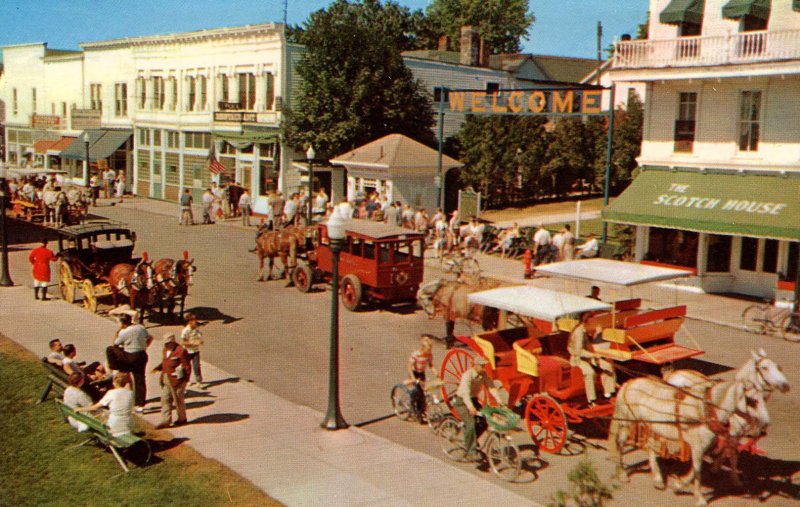 MI - Mackinac Island. Main Street