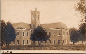 Real Photo Postcard School in La Grange, Missouri~137891