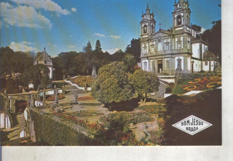 Postal 014151: Santuario de Bom Jesus, Braga, Portugal