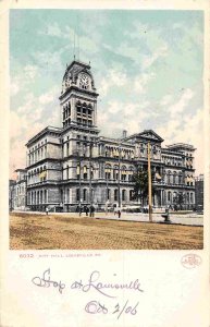 City Hall Louisville Kentucky 1906 postcard