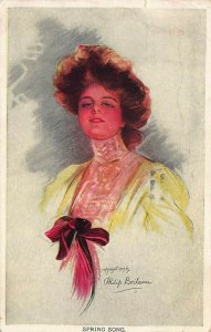 Philip Boileau Spring Song 1908 Artist Signed Postcard 