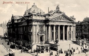 Paris, France - The Palais de la Bourse - c1908