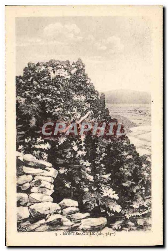 Old Postcard Mont Sainte Odile The Source