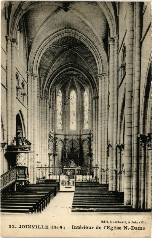 CPA JOINVILLE - Interieur de l'Église (995137)