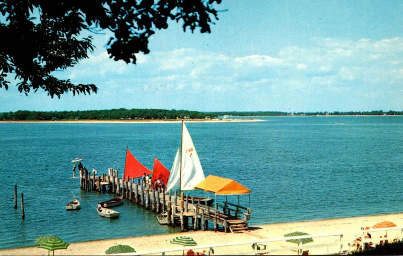 New York Long Island Shelter Island Boat Dock