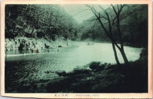 Japan Kyoto Arashiyama Vintage Postcard C206