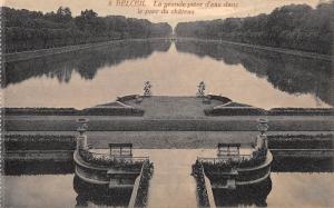 BR55398 la Grande piece d eau dans le parc du chateau Beloeil belgium