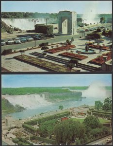 Lot of 2 ON NIAGARA FALLS Beautiful Oakes, Clifton Memorial Arch Horseshoe Falls