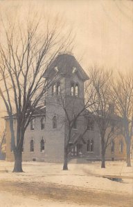Stillmanville Illinois Church Real Photo Vintage Postcard AA50867