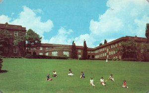 Vintage Postcard Lillian Dimmit Hall Girls' Dormitory Morningside College Iowa
