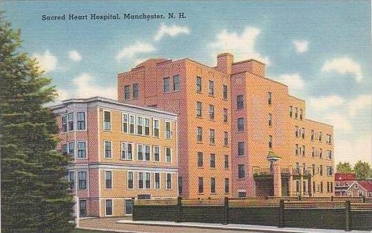 New Hampshire Manchester Sacred Heart Hospital Artvue