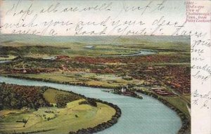 Tennessee Chattanooga Birds Eye View From Point Lookout 1907