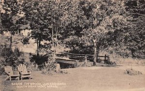 Beside The Brook in South Egremont, Massachusetts Jug End Barn.