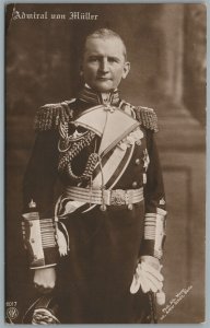 ADMIRAL VON MULLER ANTIQUE POSTCARD