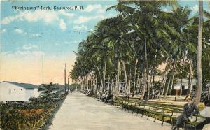 Vintage Postcard Borinquen Park Sauturce Puerto Rico San Juan