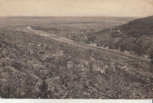 Germany Heidelberg early panorama postcard