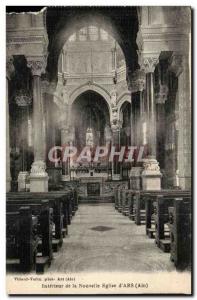 Old Postcard Interior of the new church d & # 39Ars