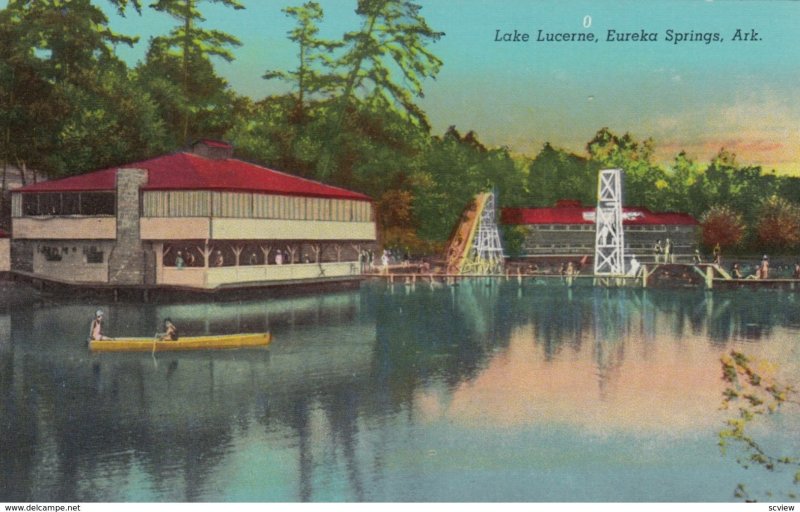 EUREKA SPRINGS, Arkansas, 1900-10s; Lake Lucerne
