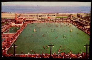 Vintage Postcard 1957 Monte Carlo Pool, Asbury Park, New Jersey (NJ)