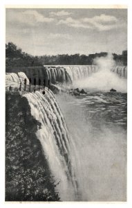 Vintage 1947 Postcard Waterfalls at Prospect Point Niagara Falls Canada