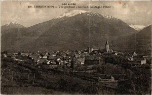 CPA EMBRUN - Vue générale - Au found, montagne d'Orei (453499) 